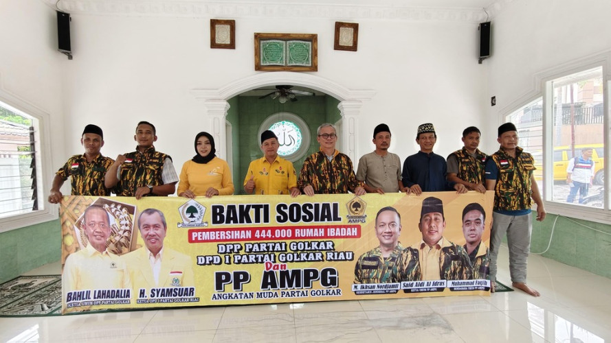 Dukung Program PP AMPG Bersihkan 444.000 Rumah Ibadah, PD AMPG Riau Siap Sukseskan Program di 12 Kabupaten Kota 